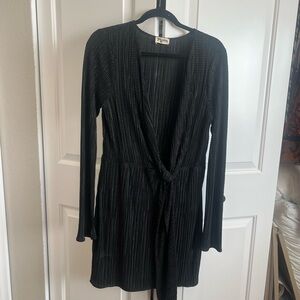 Show Me Your MuMu Black Long Sleeve Dress